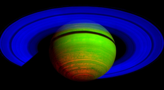 Saturn composite image